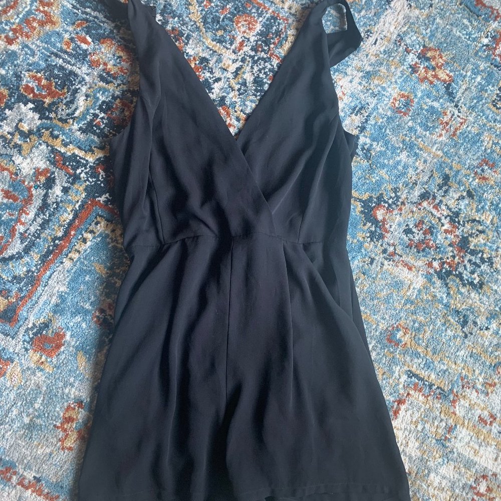 Simple Black Romper